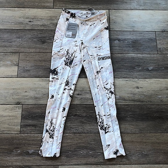 Gym cropped marbled leggings - Picture 1 of 9